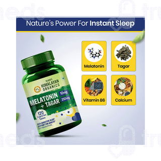 Himalayan Organics Melatonin And Tagar Tablet 120