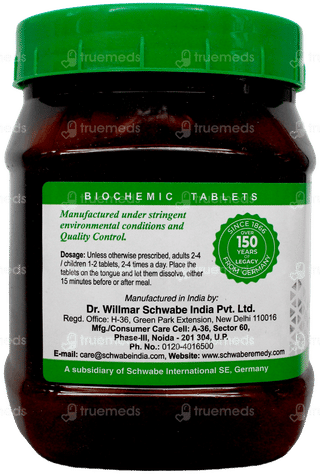 Dr Willmar Schwabe Kali Phosphoricum 6x Biochemic Tablet 550gm