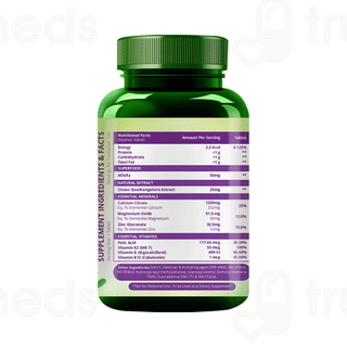 Himalayan Organics Alfalfa Calcium Citrate Malate Tablet 120