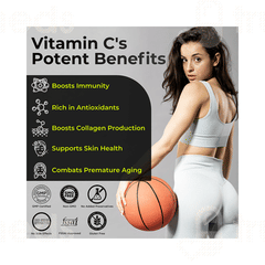 Health Veda Organics Vitamin C And Zinc Tablet 120