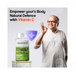 Health Veda Organics Vitamin C And Zinc Tablet 120