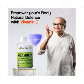 Health Veda Organics Vitamin C And Zinc Tablet 120