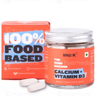 Rawrx Calcium And Vitamin D3 Tablet 30