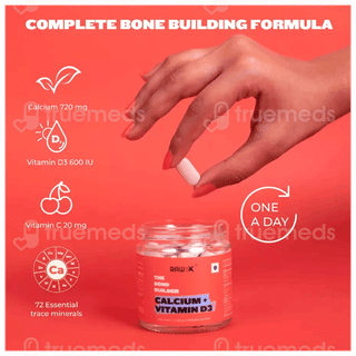 Rawrx Calcium And Vitamin D3 Tablet 30