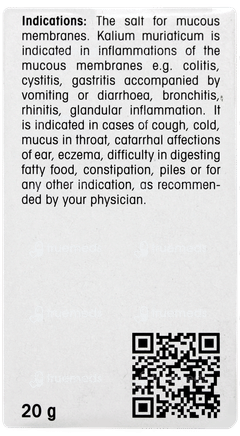 Dr Reckeweg Kali Muriaticum 6x Tablet 20gm