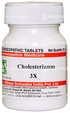 Dr Willmar Cholesterinum 3x Tablet 20gm Dr Willmar Cholesterinum 3x Tablet 20gm