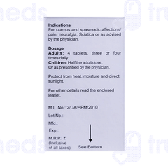 Baksons Magnesium Phosphoricum 6x Biochemic Tablet 250