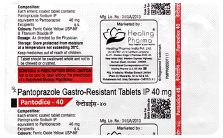 Pantodice 40 Tablet 15