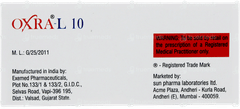 Oxra L 10 Tablet 10 Oxra L 10 Tablet 10