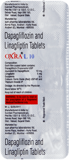 Oxra L 10 Tablet 10 Oxra L 10 Tablet 10