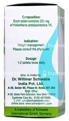 Dr Willmar Schwabe Holarrhena Antidysenterica 1x Tablet 20gm