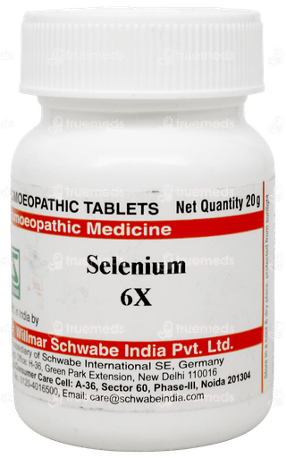 Dr Willmar Schwabe Selenium 6x Tablet 20gm
