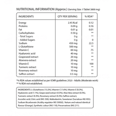 Pure Nutrition Glutathione 500 Mg Orange Flavour Effervescent Tablet 15