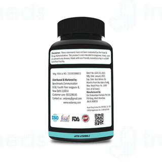 Vedaneq L Glutathione With Vitamin C Tablet 60