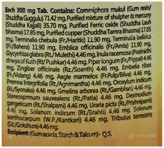 Baidyanath Shirahshuladiwajra Ras Tablet 40