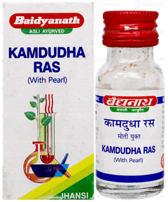 Baidyanath Kamdudha Ras With Pearl Tablet 50