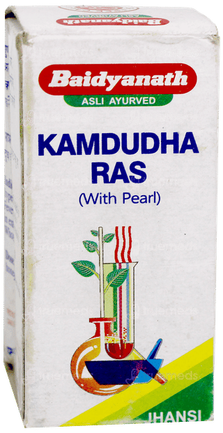 Baidyanath Kamdudha Ras With Pearl Tablet 50