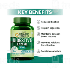 Himalayan Organics Digestive Enzyme Tablet 90