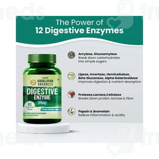Himalayan Organics Digestive Enzyme Tablet 90