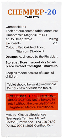 Chempep 20 Tablet 10 Chempep 20 Tablet 10