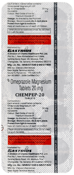 Chempep 20 Tablet 10 Chempep 20 Tablet 10