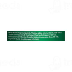 Pure Nutrition Magnesium Glycinate With Zinc Tablet 60