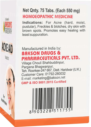 Baksons Acne Aid Tablet 75