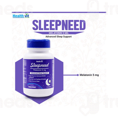 Healthvit Sleepneed Melatonin 5 MG Tablet 60
