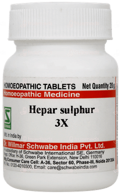Dr Willmar Hepar Sulphur 3x Tablet 20 GM