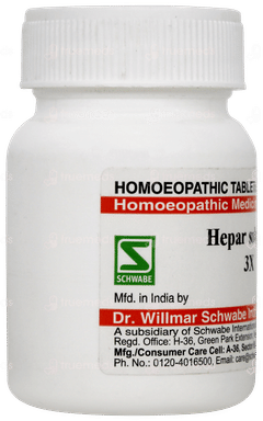 Dr Willmar Hepar Sulphur 3x Tablet 20 GM