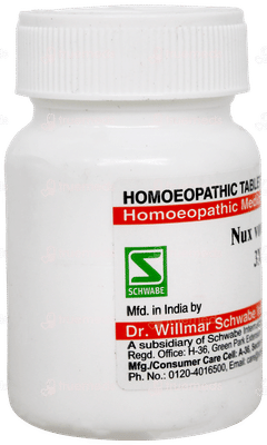 Dr Willmar Schwabe Nux Vomica 3X Tablet 20Gm Dr Willmar Schwabe Nux Vomica 3X Tablet 20Gm