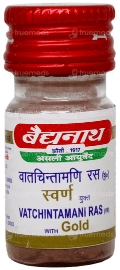 Baidyanath Vat Chintamani Ras Virhat With Gold Tablet 10