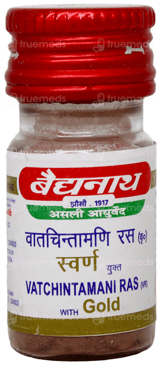 Baidyanath Vat Chintamani Ras Virhat With Gold Tablet 10