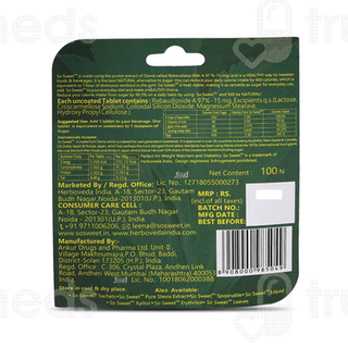 So Sweet Stevia Tablet 100