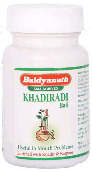 Baidyanath Khadiradi Bati Tablet 10Gm