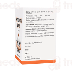 Bakson Phytolacca Berry Tablet 75