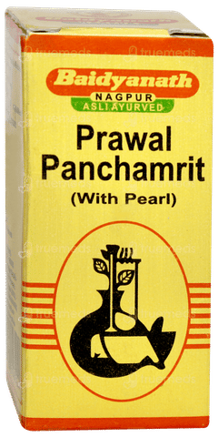 Baidyanath Prawal Panchamrit With Pearl Tablet 10
