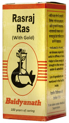 Baidyanath Rasraj Ras With Gold Tablet 10 Baidyanath Rasraj Ras With Gold Tablet 10