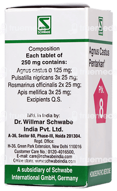 Dr Willmar Schwabe Agnus Castus Pentarkan Tablet 20gm