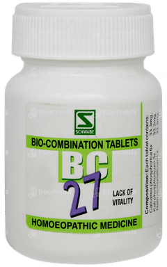 Dr Willmar Schwabe Bio Combination Bc 27 Tablet 20gm