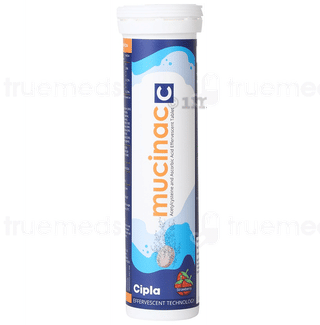 Mucinac C Strawberry Effervescent Tablet 15