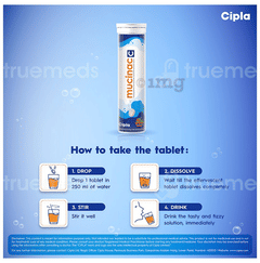 Mucinac C Strawberry Effervescent Tablet 15