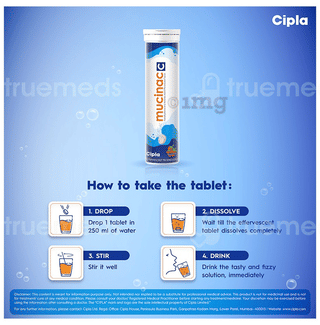 Mucinac C Strawberry Effervescent Tablet 15