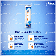 Mucinac C Strawberry Effervescent Tablet 15 Mucinac C Strawberry Effervescent Tablet 15