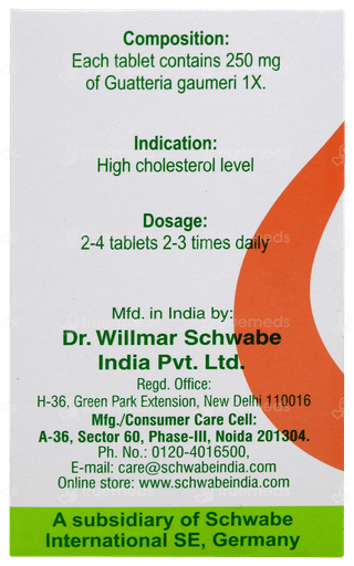 Dr Willmar Guatteria Gaumeri 1x Mt Tablet 20gm