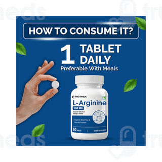 Biotrex L Arginine 500 Mg Tablet 60