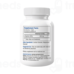 Biotrex L Arginine 500 Mg Tablet 60