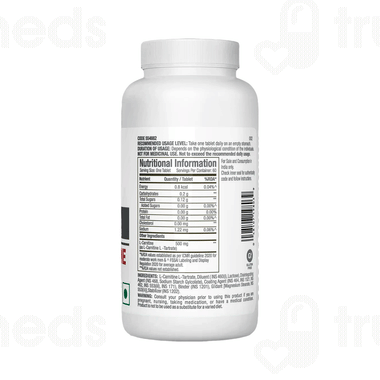 Gnc Pro Performance L Carnitine 500 Mg Tablet 60 - Uses, Side Effects,  Dosage, Price