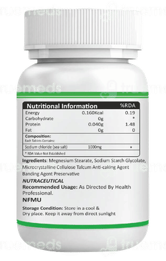 Bioven Sodium Ion 1 Gm Normal Salt Tablet 60