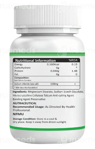 Bioven Sodium Ion 1 Gm Normal Salt Tablet 60